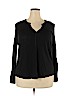 Gap Black Long Sleeve Top Size XL - photo 1