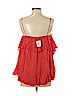 Free People 100% Rayon Orange Sleeveless Blouse Size XS - photo 2