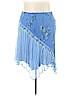 Robbie Bee 100% Silk Blue Silk Skirt Size 24 - photo 1