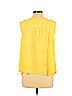 INC International Concepts 100% Polyester Yellow Sleeveless Blouse Size XL - photo 2