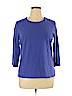 Chico's Purple Long Sleeve T-Shirt Size XL (3) - photo 1