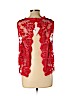 Free People 100% Polyester Red Sleeveless Blouse Size L - photo 2