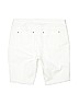 Ellos White Denim Shorts Size 16 - photo 2
