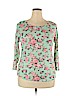 No Boundaries Green 3/4 Sleeve Top Size XL - photo 1