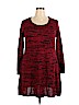 Bobbie Brooks Red Casual Dress Size 2X - photo 1