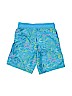 Cat & Jack 100% Polyester Animal Print Blue Board Shorts Size 6 - 7 - photo 2