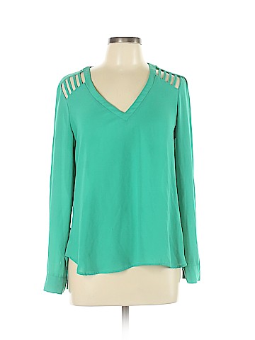 Lily White Long Sleeve Blouse (view 1)