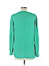 Lily White 100% Polyester Green Long Sleeve Blouse Size L - photo 2
