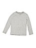 Hanna Andersson 100% Cotton Stripes Gray Long Sleeve T-Shirt Size 130 cm / US 8 - photo 1