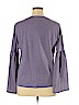 Xhilaration Purple Long Sleeve Top Size XL - photo 2