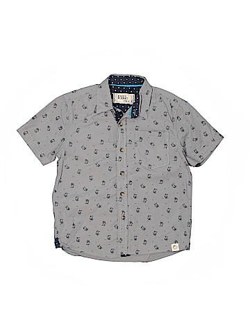 Free Planet Short Sleeve Button-Down Shirt (view 1)