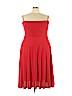 rue21 100% Rayon Red Casual Dress Size 3X - photo 1