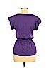 Ann Taylor Purple Short Sleeve Blouse Size XS (petite) - photo 2
