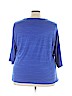 C.D. Daniels Blue 3/4 Sleeve Top Size 3X - photo 2