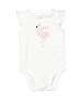 Carter's 100% Cotton Graphic White Short Sleeve Onesie 3-6 MO / 6 MO - photo 1