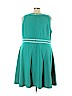 ModCloth 100% Polyester Teal Casual Dress Size 4X - photo 2