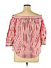 Who What Wear 100% Cotton Red 3/4 Sleeve Blouse Size XL - photo 2