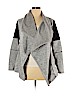 Tek Gear 100% Polyester Gray Cardigan Size XL - photo 1