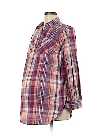 Liz Lange Maternity Long Sleeve Button-Down Shirt (view 1)