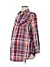 Liz Lange Maternity 100% Cotton Purple Long Sleeve Button-Down Shirt Size XS - photo 1