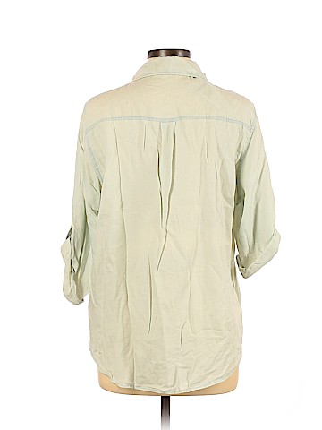 Vintage America Blues 3/4 Sleeve Button-Down Shirt (view 2)