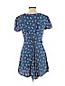Rewind 100% Rayon Blue Casual Dress Size L - photo 2