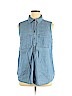 Jones New York 100% Tencel Lyocell Blue Sleeveless Blouse Size XL - photo 1