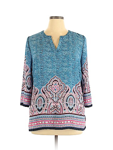 Ava Christine 3/4 Sleeve Blouse (view 1)