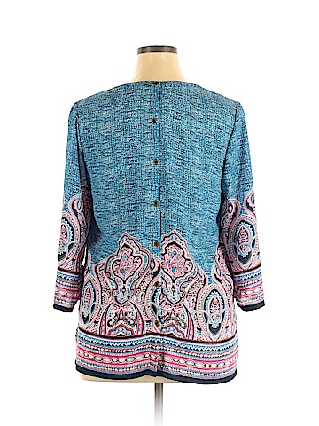 Ava Christine 3/4 Sleeve Blouse (view 2)