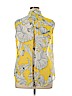 Liz Claiborne 100% Polyester Yellow Sleeveless Blouse Size XL - photo 2