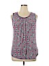 Croft & Barrow 100% Polyester Blue Sleeveless Top Size XL - photo 1
