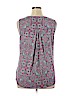 Croft & Barrow 100% Polyester Blue Sleeveless Top Size XL - photo 2