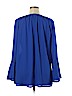 Cool Melon 100% Polyester Blue 3/4 Sleeve Blouse Size XL - photo 2