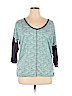 cruel Blue 3/4 Sleeve Top Size XXL - photo 1