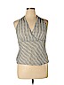 Worthington Plus 100% Polyester Tan Sleeveless Blouse Size 14 - photo 1