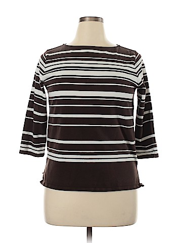 Lauren by Ralph Lauren 3/4 Sleeve T-Shirt (view 1)