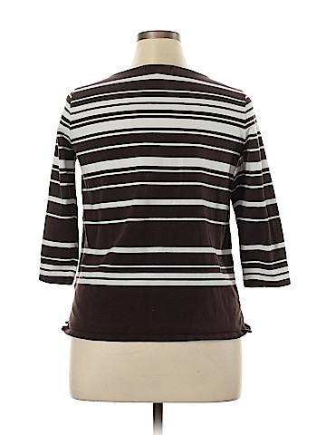 Lauren by Ralph Lauren 3/4 Sleeve T-Shirt (view 2)