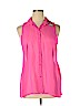Candie's 100% Polyester Pink Sleeveless Blouse Size XL - photo 1