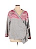 Ellos Gray Cardigan Size 1X - photo 1