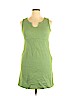 Ann Taylor LOFT 100% Cotton Green Casual Dress Size 14 - photo 1