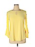 Perseption Yellow Long Sleeve Top Size XL - photo 1