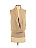 BCBGMAXAZRIA Tan Silk Pullover Sweater Size XS - photo 1
