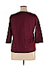 Rebecca Malone Burgundy 3/4 Sleeve Top Size XL - photo 2