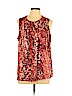 Anne Klein 100% Polyester Red Sleeveless Blouse Size XL - photo 1