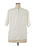 J. Crew Factory Store 100% Cotton Ivory Short Sleeve Blouse Size XL - photo 2