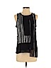 DKNY 100% Viscose Black Sleeveless Blouse Size S - photo 1