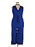 Zara Basic 100% Polyester Blue Jumpsuit Size XL - photo 1