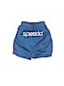 Speedo 100% Polyester Solid Blue Board Shorts Size 4 - photo 2