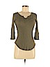 Almost Famous Green Long Sleeve Top Size M - photo 1
