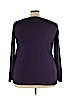 Croft & Barrow 100% Acrylic Purple Pullover Sweater Size 3X - photo 2